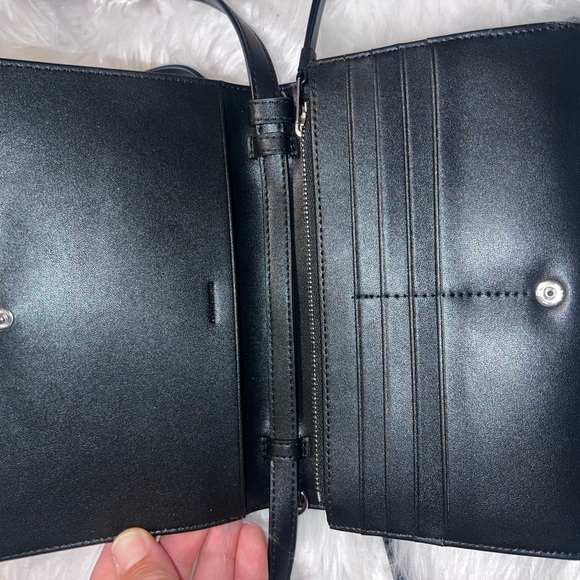 AllSaints Leather Crossbody Bag NWOT - Picture 8 of 8